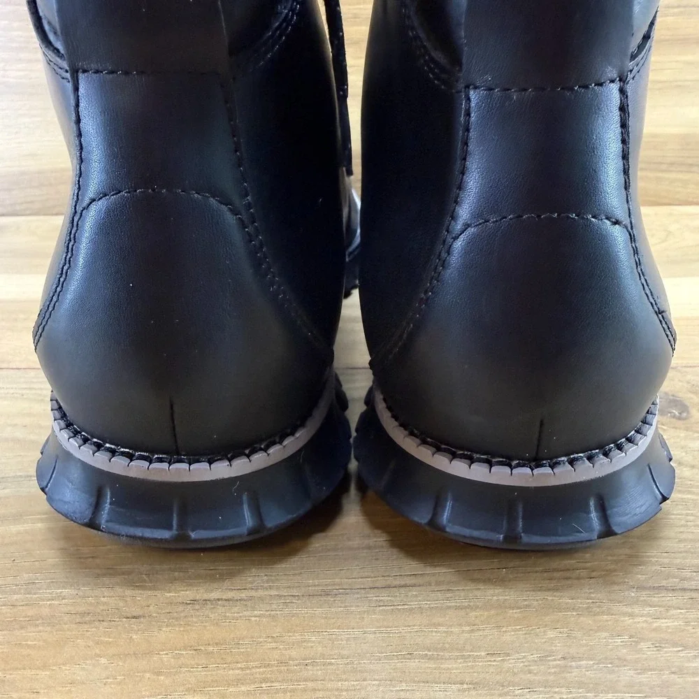 Cole Haan Zero Grand Hiker Mens Boot 11 M Black Leather Outdoor Business Casual